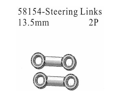 Steering Links 13.3mm (for 1:18 HSP cars)