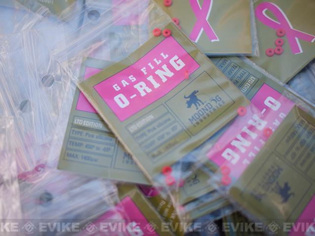 Evike.com Moondog Industries Gas Fill O-Ring for all gas magazines - Pink