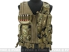 Deluxe Spec Op Cross Draw Tactical Vest with Holster & Mag Pouches - Land Camo LC Multicam