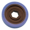 BaneBots T40  Wheel, 1-7/8 x 0.4in., 1/2in. Hex Mount, 50A, Blue