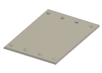 Nightmare - Rear 6061 wedge panel