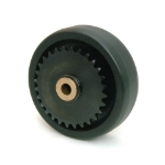 5 Inch BattleKit Hard Plastic Robot Wheel - 28-Tooth Sprocket