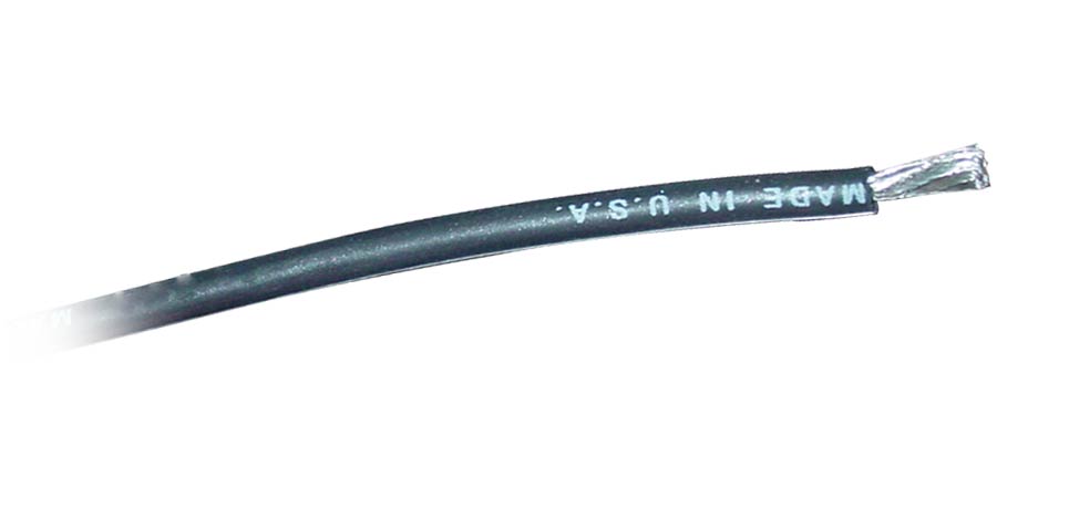16 Gauge Silicone Wire - Black