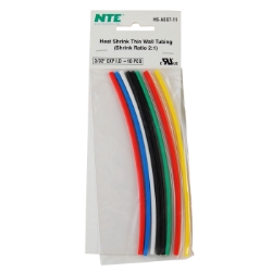 Heat Shrink 2:1 Assorted Colors 3/32 inch (10 pcs)