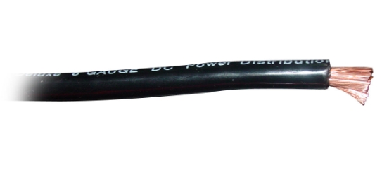 8 Gauge High-Strand Count Wire - Black