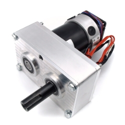 48V AmpFlow Fan-Cooled A28-150 Motor and 16:1 Reducer