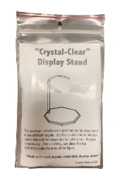 Pioneer Plastics Crystal-Clear Display Stand