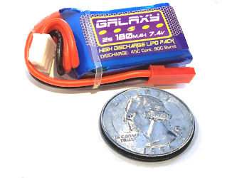Galaxy 2S (7.4V) 180mAh Lipoly Battery Pack