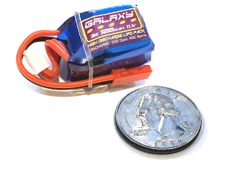 Galaxy 3S (111V) 120mAh Lipoly Battery Pack