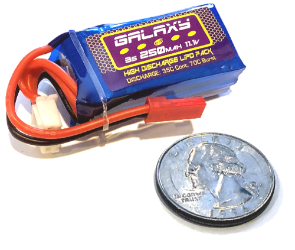 Galaxy 3S (111V) 250mAh Lipoly Battery Pack