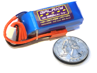 Galaxy 3S (111V) 300mAh Lipoly Battery Pack
