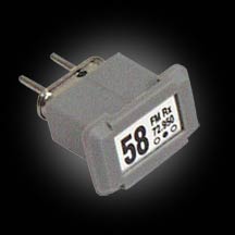 JR FM RX Crystal channel 65, 75.490Mhz