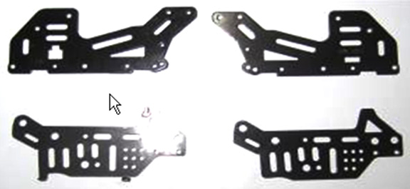 Set of Aluminum for Shark II Helicopter