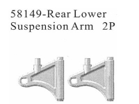 Rear Lower Suspension Arm 2P (for 1:18 HSP cars)