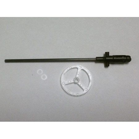Blade Top Rotor Head, Inner Driveshaft/Gear, Washers