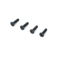 Dubro 2288 3mm x 12mm Flat Head Socket Screws (4)