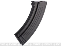 Full Metal Flash Mag 600rd Hi-Cap Magazine for AK Series Airsoft AEG - Black