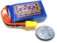 Galaxy 3S (111V) 850mAh Lipoly Battery Pack