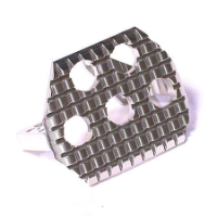 MOD Servo Mount, Silver: AX10