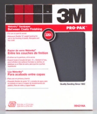 3M Wet or Dry 320 Grit (Single Sheet) Sandpaper