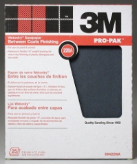 3M Wet or Dry 220 Grit( Single Sheet) Sandpaper