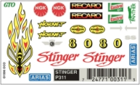 Pinecar P311 Dry Transfer,Stinger