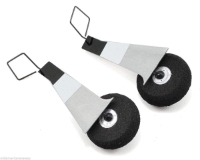 LANDING GEAR SET:ULTRA-MICRO P-51D MUSTANG w/AS3X