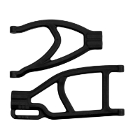 Extended Left Rear A-Arms, Black; Summit & Revo