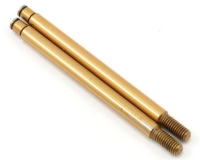 Rear Shock Shaft, 3.5mm, TiNitride (2): losi 22