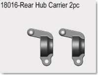 VRX1812-1821 1/18 Rear Hub Carrier 2pcs