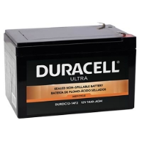 Duracell Ultra 12V SLA Sealed Lead Acid 14AH Deep Cycle AGM Battery with F2 Terminals