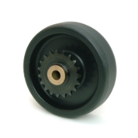 5 Inch BattleKit Hard Plastic Robot Wheel - 19-Tooth Sprocket