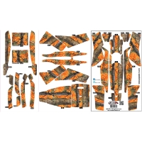 Upgrade 350 QX2 AP Hyper Skin: Hunter Orange Camo