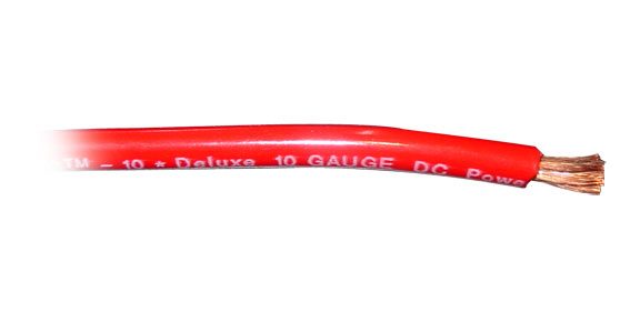 10 Gauge High-Strand Count Wire - Red