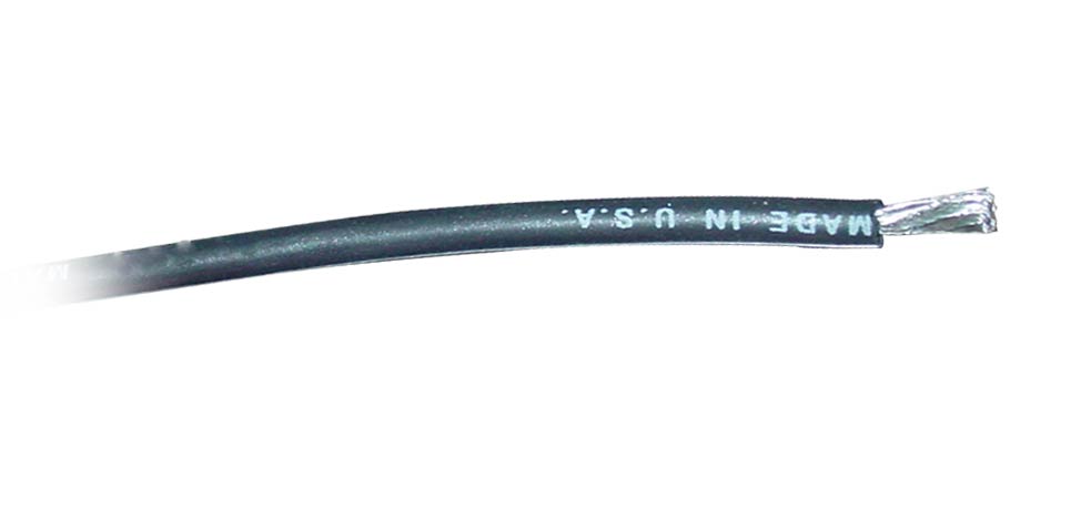 18 Gauge Silicone Wire - Black