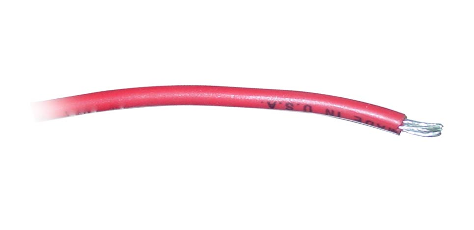 18 Gauge Silicone Wire - Red
