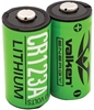 Battery - Valken Energy Lithium CR123A 3v 2 pack