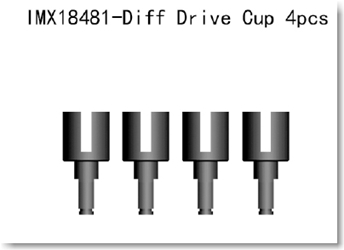 Diff Drive Cup 4pcs