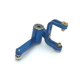 Microheli Aluminum Bell Crank, Blue: B400