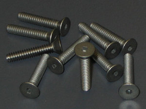 Titanium 4-40 X 5/8 Flat Head Screw (10 pack)