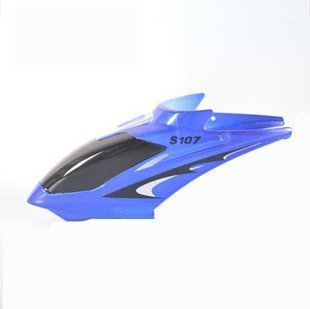 Replacement Head / Canopy for S107 Helicopter - Blue