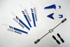 S107 BLUE SET (MAIN BLADE, TAIL DECORATION, BALANCE BAR AND TWO TAIL BLADES)