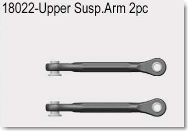VRX1812-1821 1/18 Upper Susp Arm 2pcs