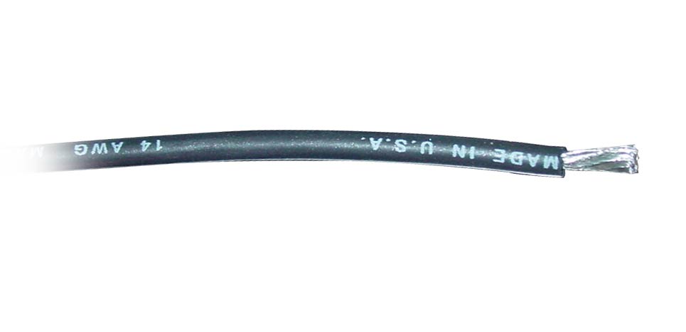 14 Gauge Silicone Wire - Black