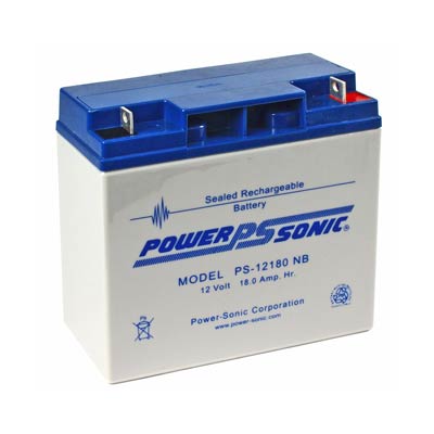Powersonic PS-12180 12V 18AH AGM SLA Battery with NB Terminals