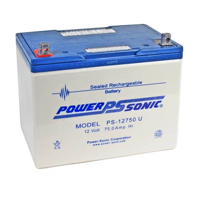 Powersonic PS-12750P 12V 75AH AGM SLA Battery with P Terminals